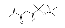 2,6-dimethyl-6-(trimethylsiloxy)-1-heptene-3,5-dione