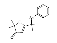 2,2-dimethyl-5-[1-methyl-1-(phenylseleno)ethyl]-3(2H)-furanone