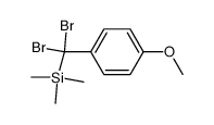 (dibromo(4-methoxyphenyl)methyl)trimethylsilane