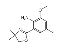 4,4-dimethyl-2-(2-amino-3-methoxy-5-methylphenyl)-oxazoline