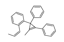 (Z)-1-(propen-1-yl)-2-(2-methyl-1,3-diphenyl-2-cyclopropen-1-yl)benzene