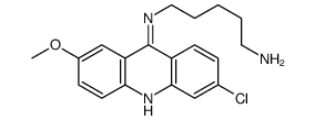 N'-(6-chloro-2-methoxyacridin-9-yl)pentane-1,5-diamine