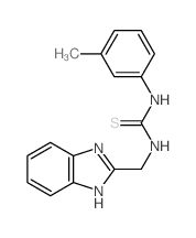 1-(1H-benzimidazol-2-ylmethyl)-3-(3-methylphenyl)thiourea