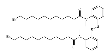 N,N'-(disulfanediylbis(2,1-phenylene))bis(11-bromo-N-methylundecanamide)