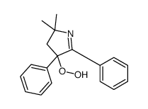 4-hydroperoxy-2,2-dimethyl-4,5-diphenyl-3H-pyrrole