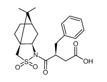 (3S)-4-[(3aS,6R,7aS)-tetrahydro-8,8-dimethyl-2,2-dioxido-3a,6-methano-2,1-benzisothiazol-1(4H)-yl]-4-oxo-3-(phenylmethyl)butanoic acid