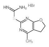 (4-methyl-5,6-dihydrofuro[2,3-d]pyrimidin-2-yl) carbamimidothioate,hydrobromide