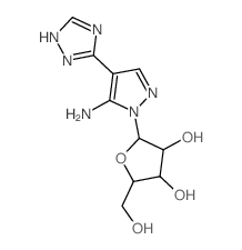 2-[5-amino-4-(1H-1,2,4-triazol-5-yl)pyrazol-1-yl]-5-(hydroxymethyl)oxolane-3,4-diol