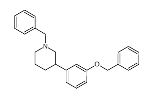 1-benzyl-3-(3-(benzyloxy)phenyl)piperidine