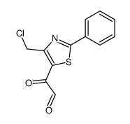 2-(4-(chloromethyl)-2-phenylthiazol-5-yl)-2-oxoacetaldehyde