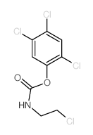 (2,4,5-trichlorophenyl) N-(2-chloroethyl)carbamate