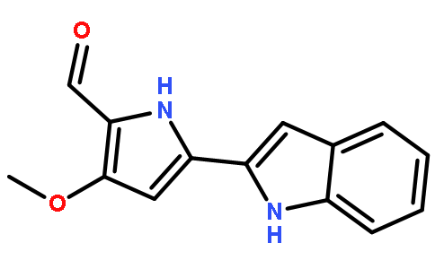 5-(1H-吲哚-2-基)-3-甲氧基-1H-吡咯-2-甲醛