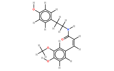 Cis-N-阿魏酰酪胺对照品(标准品) | 80510-09-4