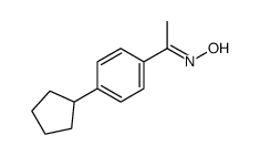 4-Cyclopentylacetophenone Oxime