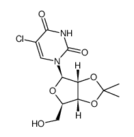 1-[(4R,6R,6aS)-6-(hydroxymethyl)-2,2-dimethyl-3a,4,6,6a-tetrahydrofuro[3,4-d][1,3]dioxol-4-yl]-5-chloropyrimidine-2,4-dione
