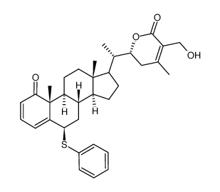 (6R)-6-((1S)-1-((6R,8S,9S,10R,13S,14S)-10,13-dimethyl-1-oxo-6-(phenylthio)-6,7,8,9,10,11,12,13,14,15,16,17-dodecahydro-1H-cyclopenta[a]phenanthren-17-yl)ethyl)-3-(hydroxymethyl)-4-methyl-5,6-dihydro-2H-pyran-2-one