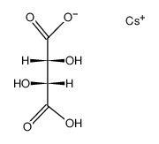2,3-Dihydroxybutanedioic acid hydrogen 1-cesium salt