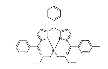 dibutyl[5,10-dihydro-1,9-bis(4-methylbenzoyl)-5-phenyldipyrrinato]tin(IV)