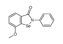 7-甲氧基-2-苯基-1,2-苯并硒杂唑-3(2H)-酮