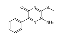 2-amino-3-methylsulfanyl-6-phenyl-1,2,4-triazin-5-one