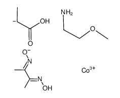 (1-carboxyethyl)(2-methoxyethylamine)bis(dimethylglyoximato)cobalt(III)