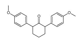 2,6-Bis[p-methoxyphenyl]cyclohexanone