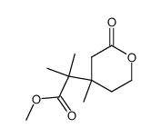 methyl 2-methyl-2-(4-methyl-2-oxotetrahydro-2H-pyran-4-yl)propanoate