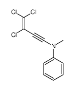 N-methyl-N-(3,4,4-trichlorobut-3-en-1-ynyl)aniline