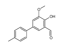 2-hydroxy-3-methoxy-5-(4-methylphenyl)benzaldehyde