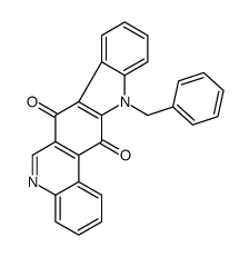 7H-Indolo[3,2-j]phenanthridine-7,13(12H)-dione, 12-(phenylmethyl)