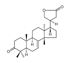 3-氧代-24,25,26,27-四去甲甘遂-7-烯-23(21)-内酯