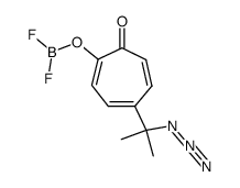 [4-(1-azido-1-methylethyl)-7-oxo-1,3,5-cycloheptatrienyloxy]difluoroborane