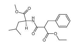 N-[(RS)-2-carbethoxy-3-phenylpropanoyl]-L-leucine