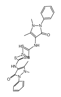 zinc(II) bis(4-aminophenazone dithiocarbamate)