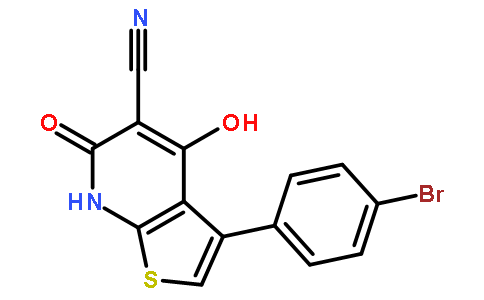 3-(4-溴苯基)-4-羟基-6-氧代-6,7-二氢噻吩并[2,3-B]吡啶-5-甲腈