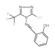 3H-1,2,4-Triazole-3-thione, 2,4-dihydro-4-[[(2-hydroxyphenyl)methylene]amino]-5-(trifluoromethyl)- (en)
