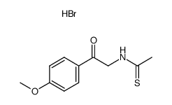 thioacetimidic acid 2-(4-methoxyphenyl)-2-oxoethyl ester hydrobromide