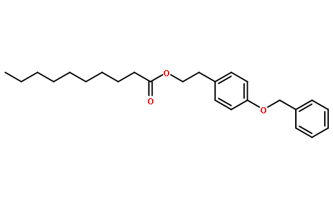 癸酸2-(4-芐氧基苯基)乙酯