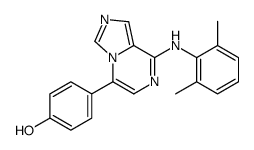 4-[8-(2,6-dimethylanilino)imidazo[1,5-a]pyrazin-5-yl]phenol