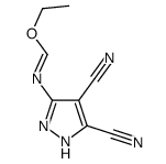 ethyl N-(4,5-dicyano-1H-pyrazol-3-yl)methanimidate