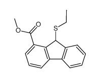 methyl 9-(ethylthio)fluorene-1-carboxylate