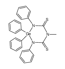 5-methyl-1,2,2,3-tetraphenyl-1,3,5,2-triazagerminane-4,6-dithione