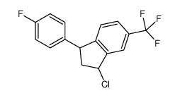 3-氯-1-(4-氟苯基)-5-(三氟甲基)茚滿