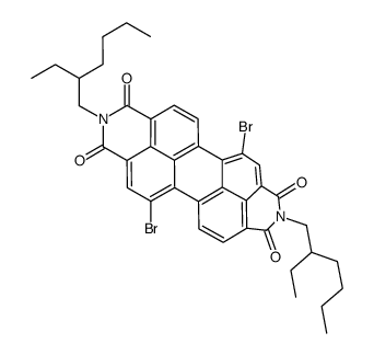 N, N'-二(2-乙基己基)-1,7-二溴-苝四羧酸二酰亚胺