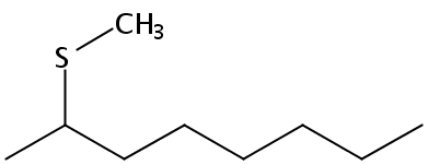 2-methylsulfanyloctane