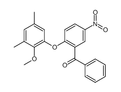 2-(2-methoxy-3,5-dimethyl-phenoxy)-5-nitro-benzophenone