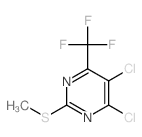 4,5-dichloro-2-methylsulfanyl-6-(trifluoromethyl)pyrimidine