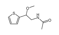 N-(2-methoxy-2-[2]thienyl-ethyl)-acetamide