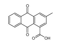 3-methyl-9,10-dioxo-9,10-dihydro-anthracene-1-carboxylic acid