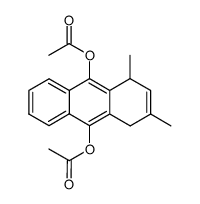 9,10-diacetoxy-1,3-dimethyl-1,4-dihydro-anthracene